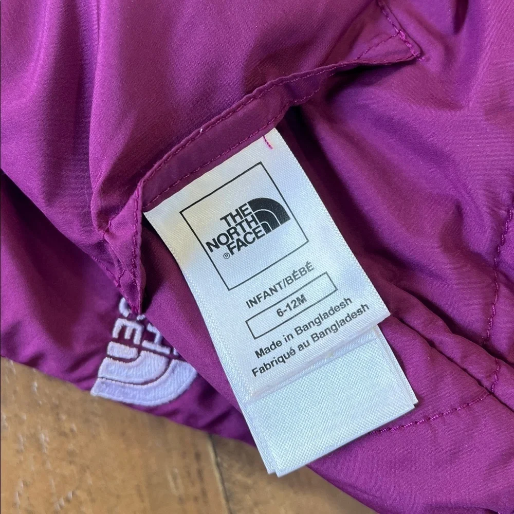 The North Face Perrito reversible snow pants 6-12 months owls berry nwot